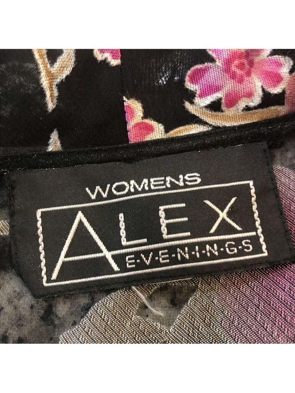 Alex Evenings Woman sheer floral evening jacket. Size 1X-2X. Wedding guest - Picture 3 of 10